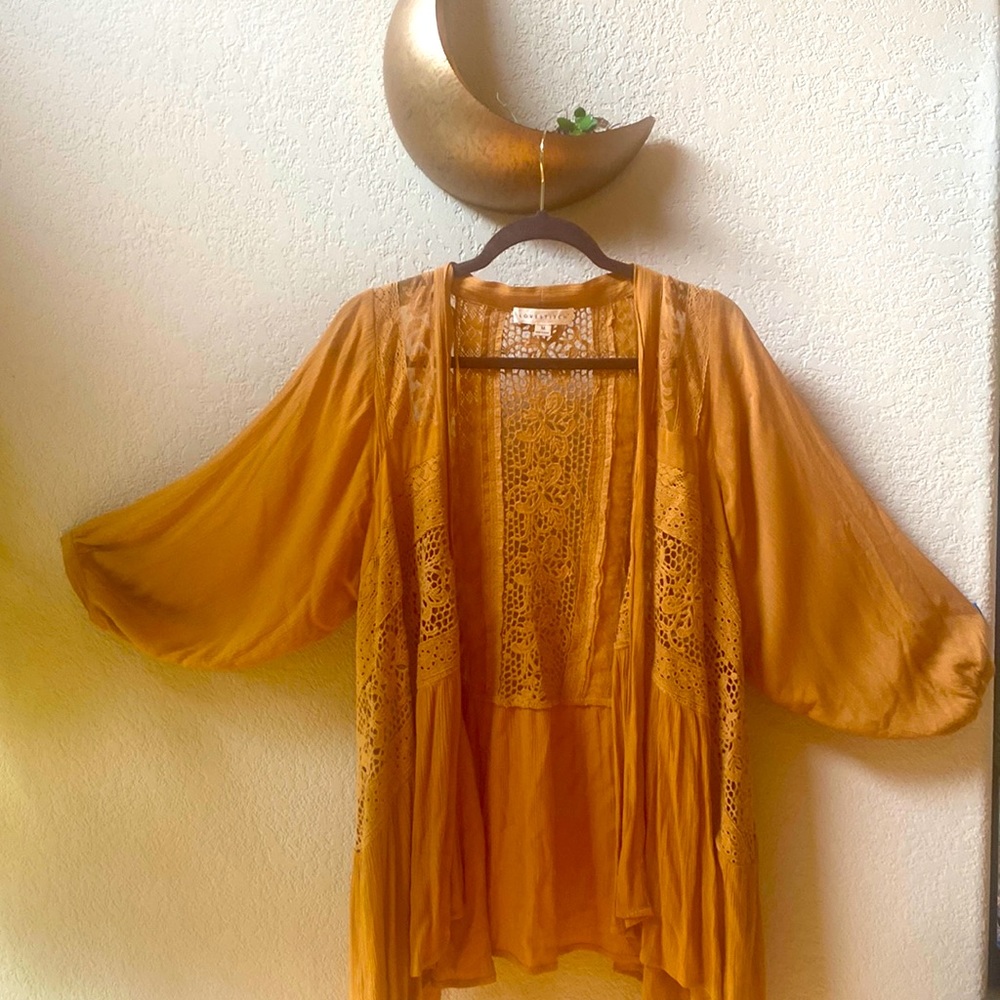 Lovestitch Open Front Bobo Blouse